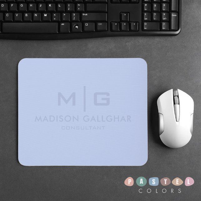 Solid Soft Sky Light Pastel Baby Blue Colour Mouse Mat (Solid Soft Sky Light Pastel Baby Blue Color Mouse Pad
)