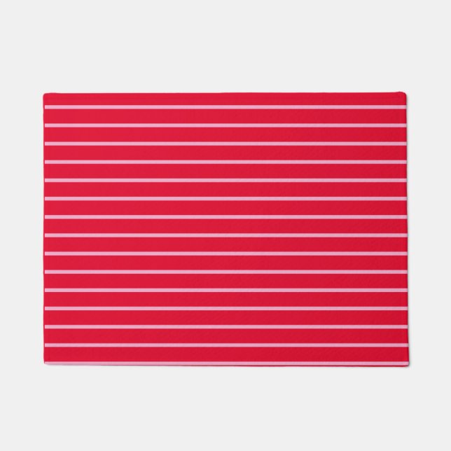 Solid Spanish Red Colour Tone Doormat (Front)