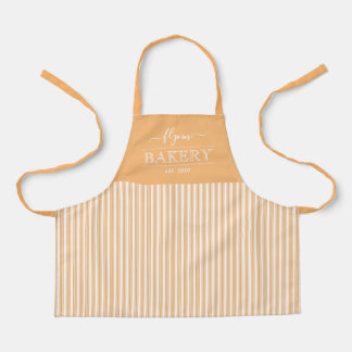 Solid Stripes Editable Colour Custom Kid Apron