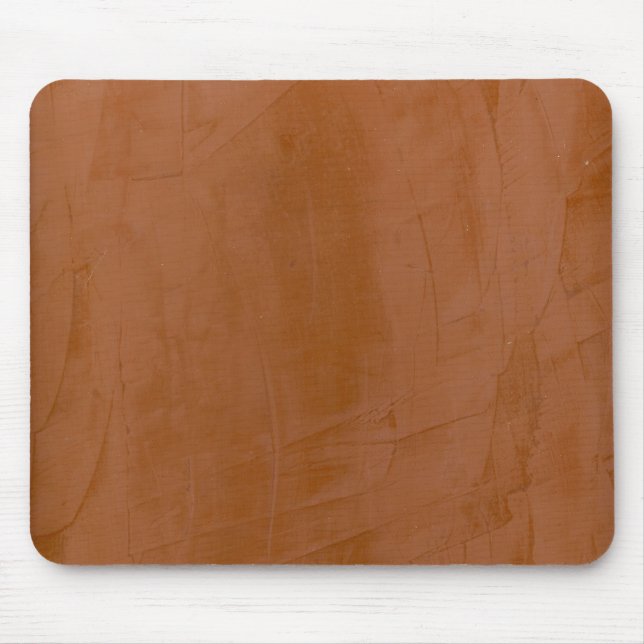 Solid Tangerine Mouse Mat (Front)