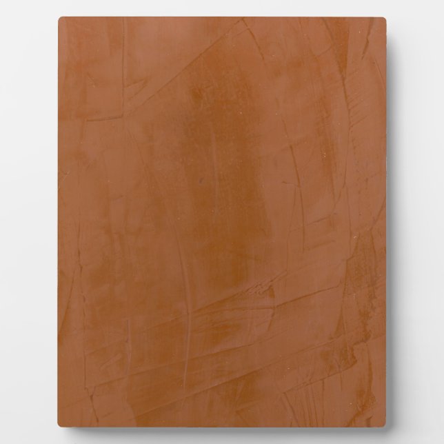 Solid Tangerine Plaque (Front)