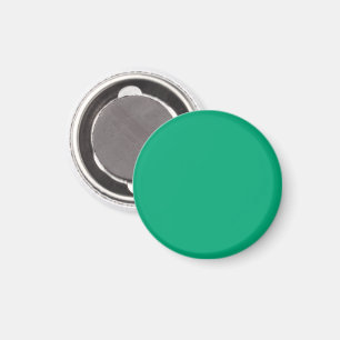 Solid teal background with a smooth even texture magnet