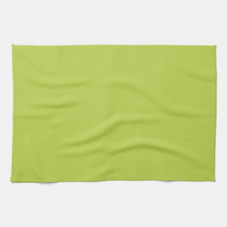 Solid Tender Shoots Green Kitchen Towel