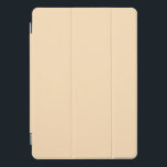 Solid vanilla cream light beige iPad pro cover<br><div class="desc">Trendy simple design in vanilla cream light beige solid color.</div>