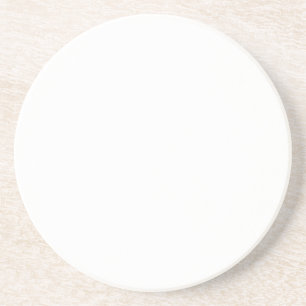 Solid White Coaster