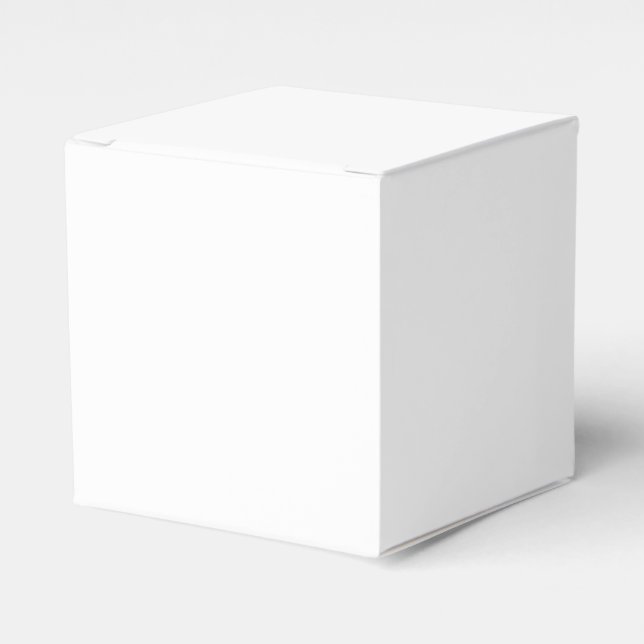 Solid White Favour Box (Front Side)