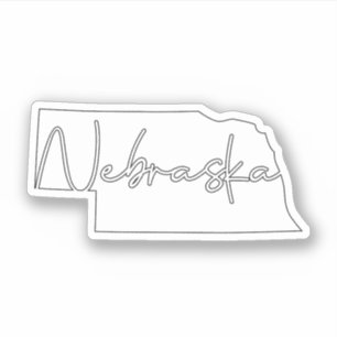 Solid White Nebraska State