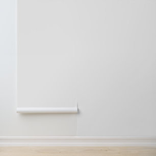 Solid White Plain Basic Neutral Pick Your Colour Wallpaper