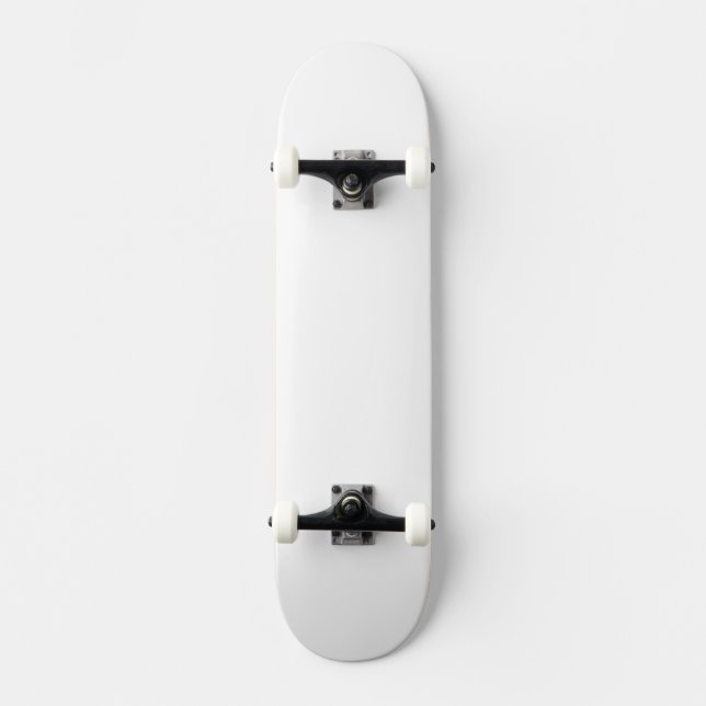 Solid White Skateboard (Front)