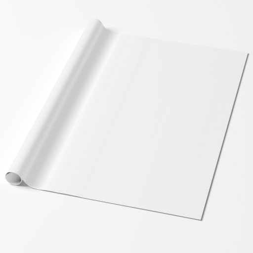 Image of Solid White Wrapping Paper