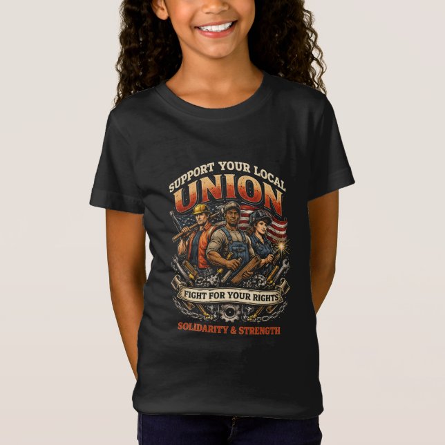 Solidarity and Strength T-Shirt (Front)