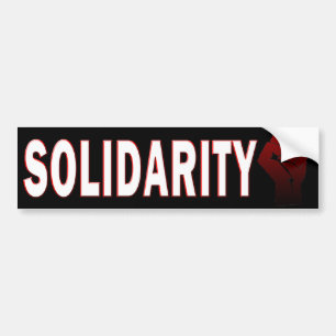 SOLIDARITY BUMPER STICKER