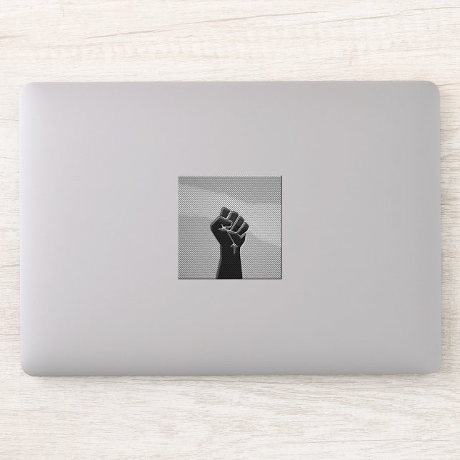 Solidarity Fist in Carbon Fibre Decor (Computer)