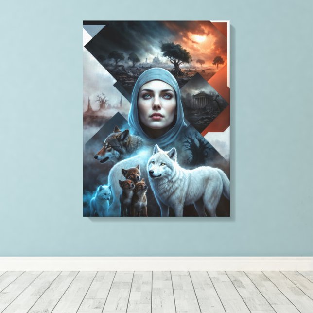 Solidarity of Nature Canvas Print (Insitu(Wood Floor))
