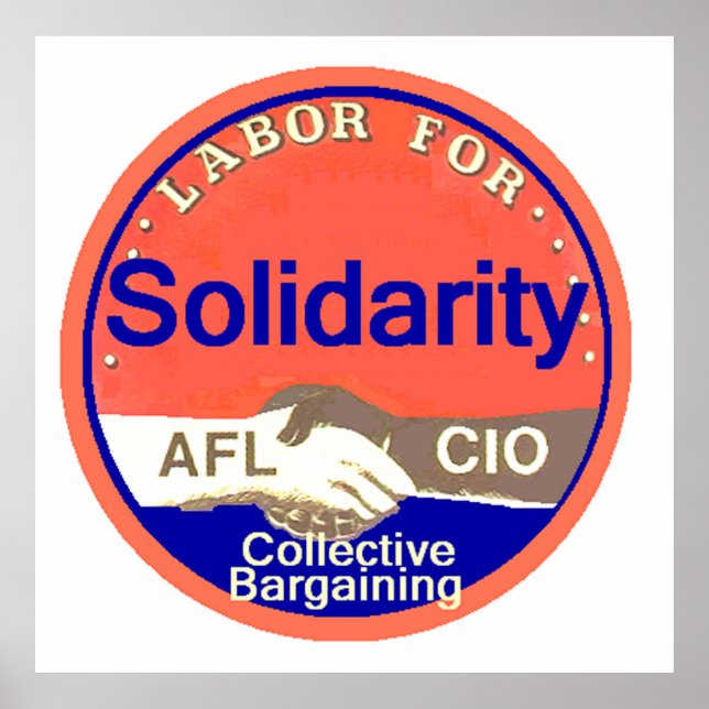 SOLIDARITY Union Poster (Front)
