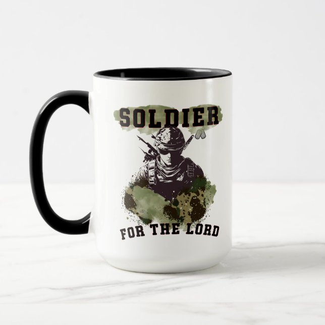 Solider for the Lord Coffee Mug (Left)