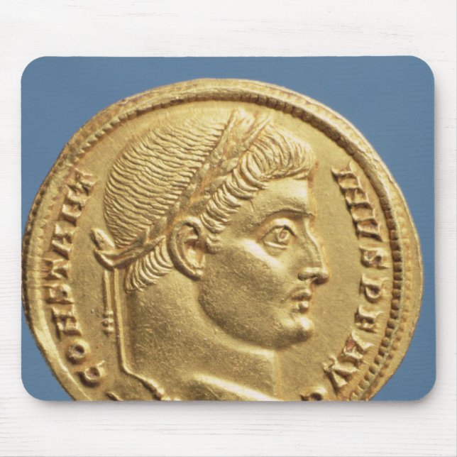 Solidus  of Constantine I Mouse Mat (Front)
