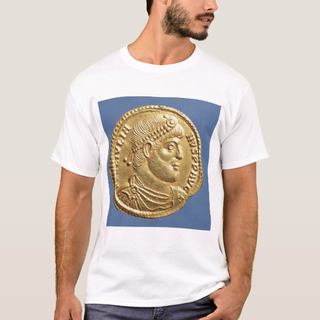 Solidus  of Julian the Apostate  draped T-Shirt (Front)