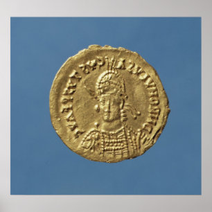 Solidus of Romulus Augustulus Poster