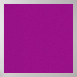 solidV DARK BRIGHT PURPLE COLOR SOLID BACKGROUND W Poster