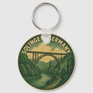 Solingen Germany Bridge Landscape Key Ring