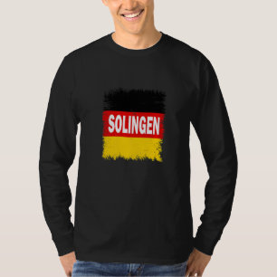 Solingen  Germany With German Flag T-Shirt