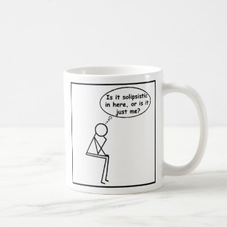 Solipsistic Stick Thinker Mug