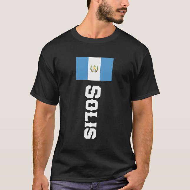 Solis Last Name Guatemala For T-Shirt (Front)