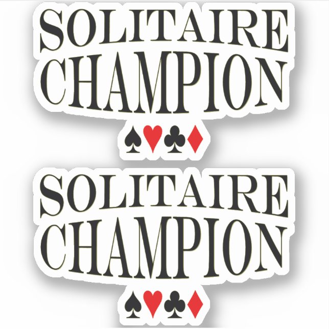 Solitaire Champion Vinyl (Front)