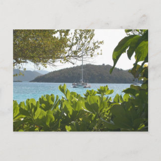 Solitary Boat Postcard