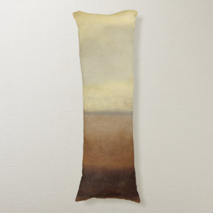 Solitary Desert Landscape by Norman Wyatt Body Cushion