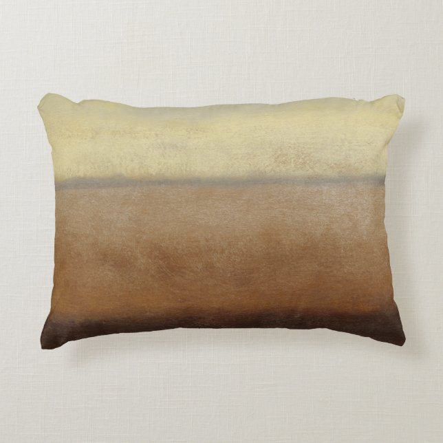 Solitary Desert Landscape by Norman Wyatt Decorative Cushion (Front)