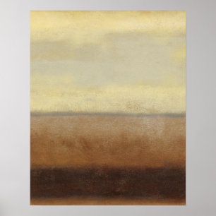 Solitary Desert Landscape by Norman Wyatt Poster