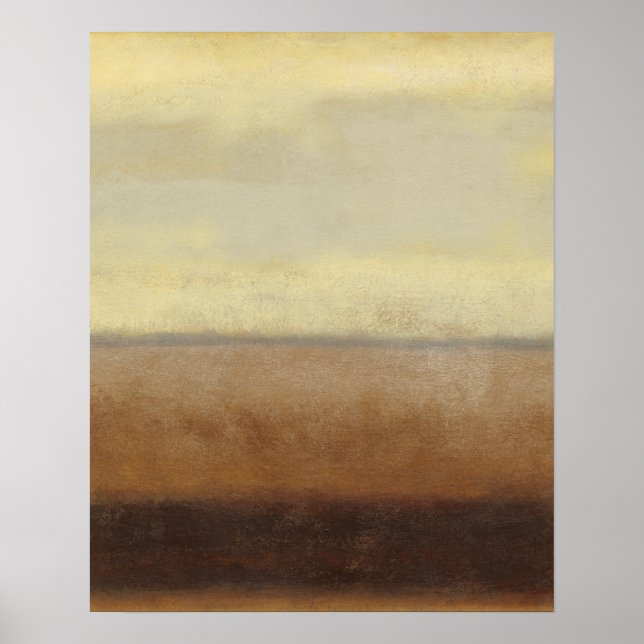Solitary Desert Landscape by Norman Wyatt Poster (Front)