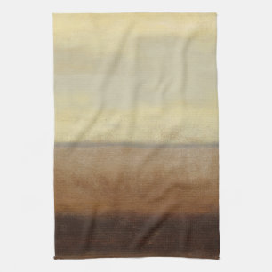 Solitary Desert Landscape by Norman Wyatt Tea Towel