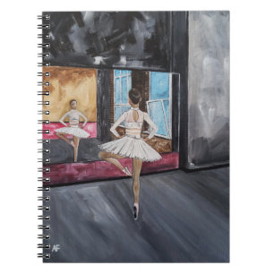 Solitary Grace Painting by Alfred Fox Notebook