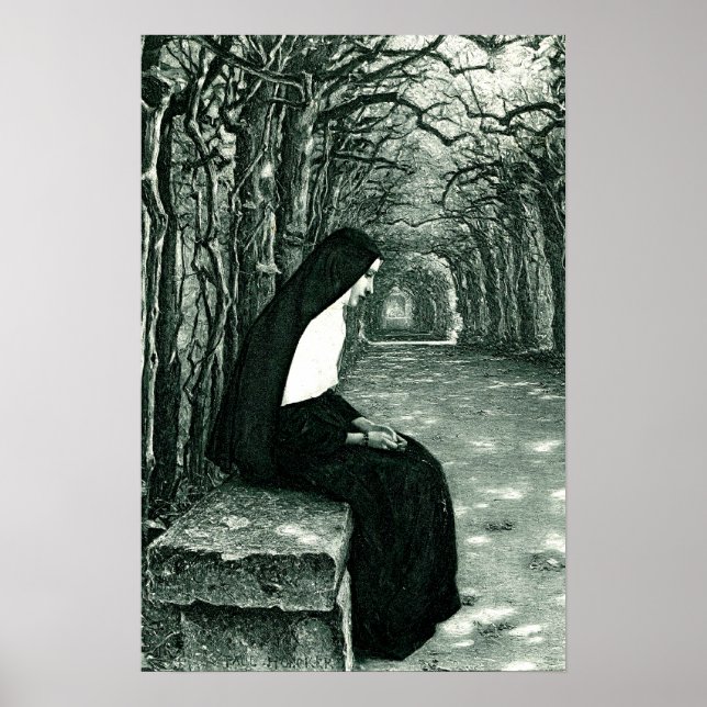 solitary nun poster (Front)
