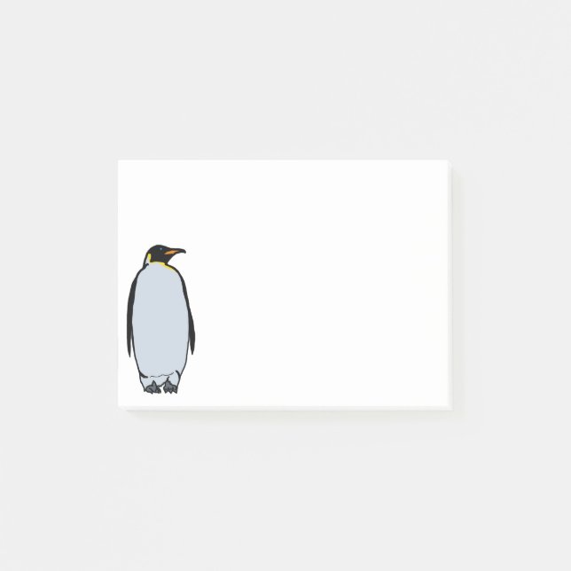 Solitary Penguin Chill Post-It Notes (Front)