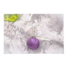 Solitary Purple Christmas Ball