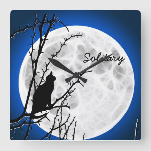 Solitary Square Wall Clock