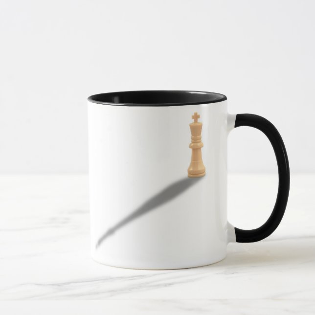 Solitary Whiite King Mug (Right)