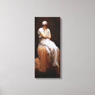 Solitude (by Frederic Leighton) Canvas Print