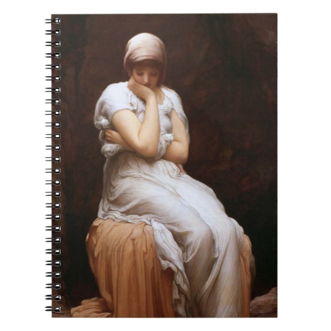 Solitude (by Frederic Leighton) Notebook (Front)