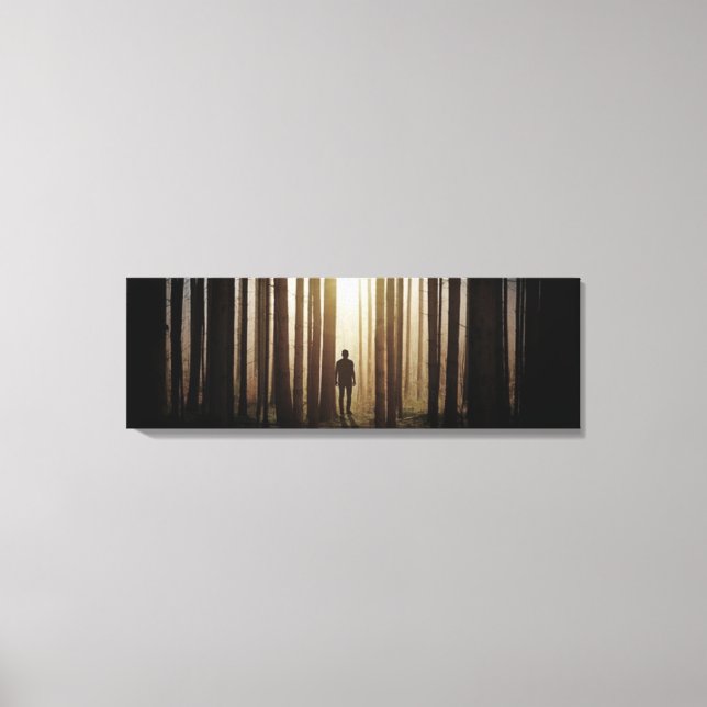 SOLITUDE Canvas Home Office Wall Art Size Options (Front)