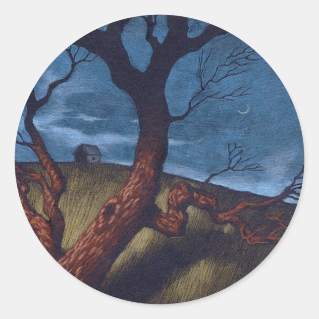 Solitude Classic Round Sticker (Front)