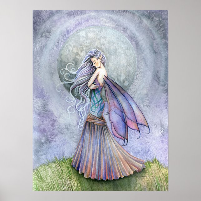 Solitude Fairy Poster Print by Molly Harrison (Front)