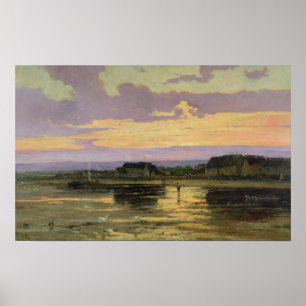 Solitude in the Evening, Morsalines Poster