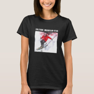 Solitude Mountain Utah Skiing Skier Ski Souvenir M T-Shirt