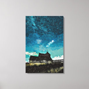 Solitude Under the Stars Canvas Print