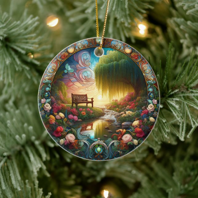 Solitudes Sanctuary A Ceramic Path to Reflection Tree Decoration (Tree)